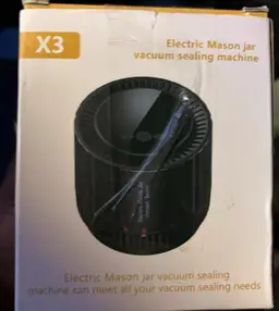 Electric Mason Jar Vacuum Sealer