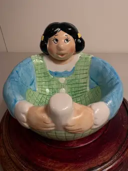 Jewish Passover Seder Plate 4” Replacement Ceramic bowl Lotus 1999