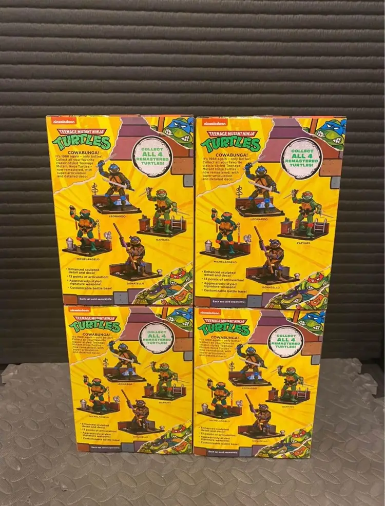 1988 REMASTERED TMNT ACTION FIGURES 