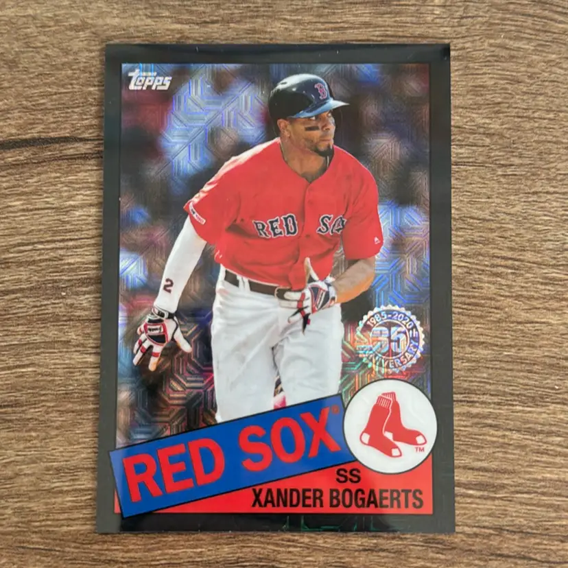 Xander Bogaerts
2020 Topps Chrome Silver Pack 
1985 Black /199
Boston Red Sox