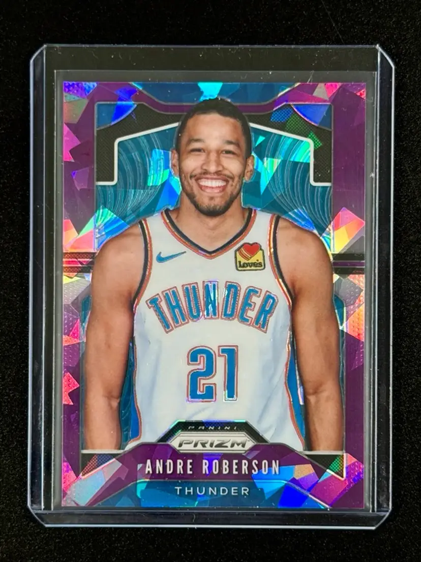 2019-20 Panini Prizm Andre Roberson Prizms Pink Ice #187