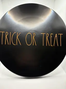 Rae Dunn Magenta Trick Or Treat Black Cake Stand