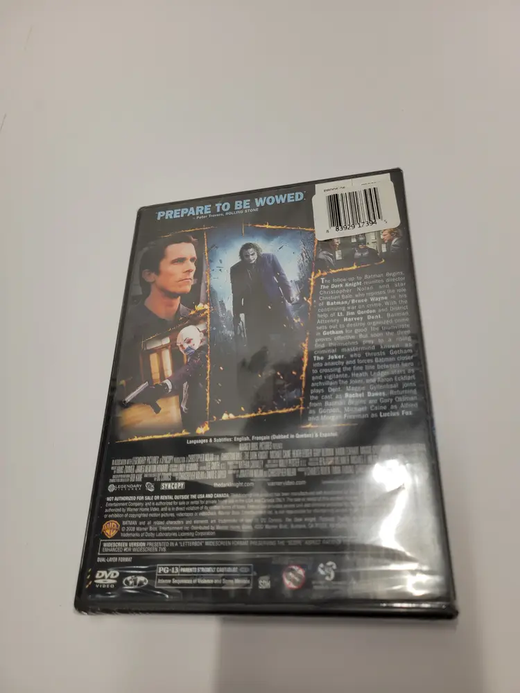 The Dark Knight (DVD, 2008, Widescreen) NEW Sealed With Kmart Tag