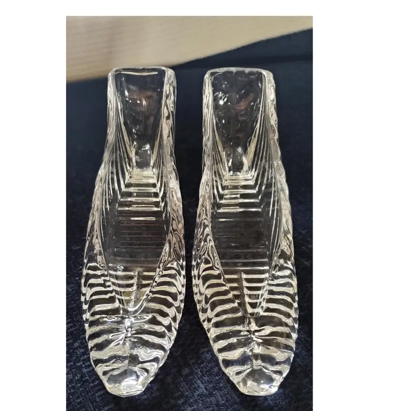 Godinger Lead Crystal Cinderalla Shoes