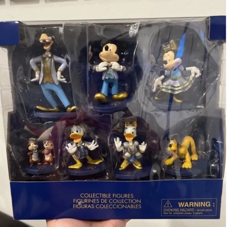 Disney Mickey Mouse and Friends 50th Anniversary Collectible Figures Set