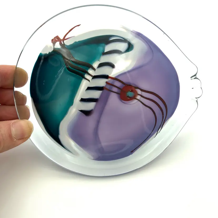 22 - James Willbat Flat Shard Paperweight