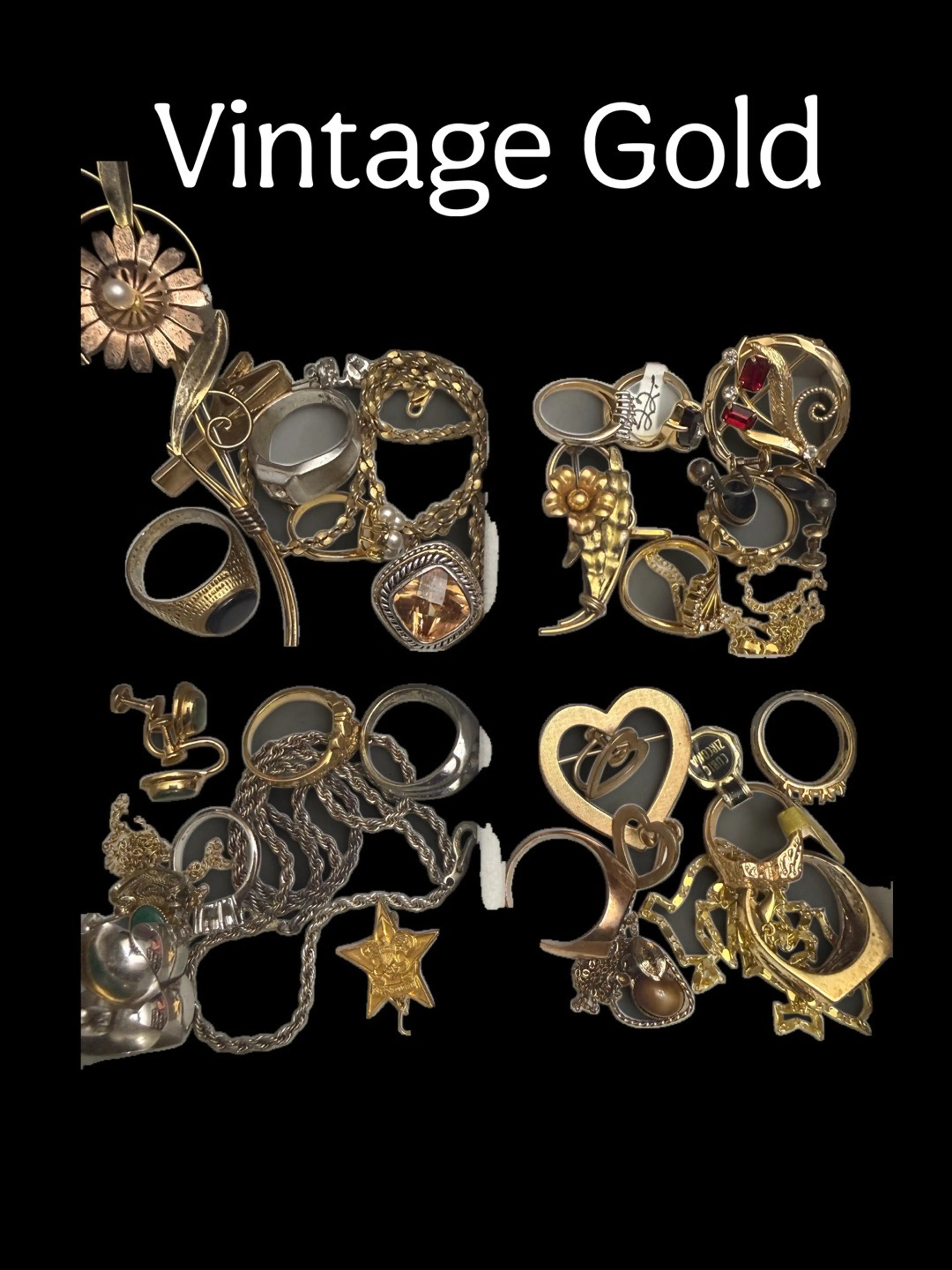Vintage Gold- Gold Filled Gold Plated Beauties