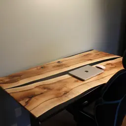The Midnight Walnut Executive Desk