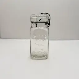 Atlas Glass Good Luck Vintage Canning Jar