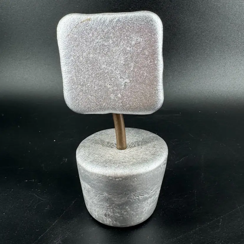 Cast Aluminum Square Metal Art Statue