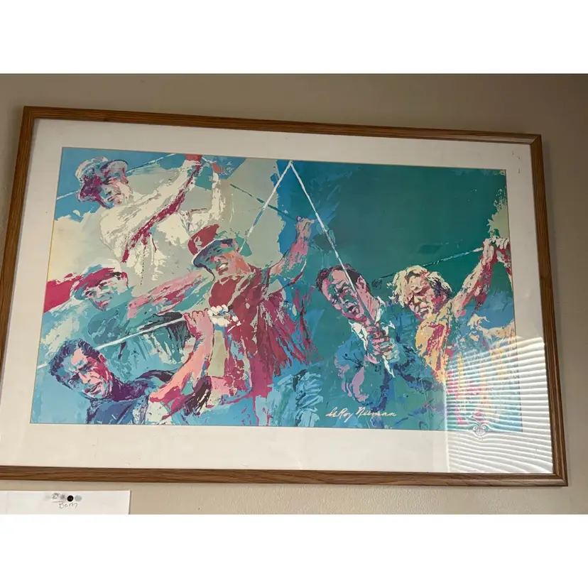 Leroy Neiman Original Framed Artwork (Legends of Golf)