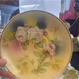 Signed Vintage Hand Painted Plate From Germany,