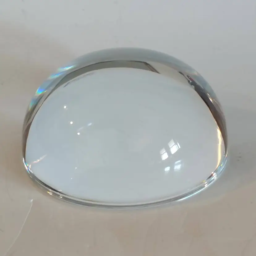 Vintage Round Dome Glass Paperweight 'Blank' to Create Your Own Paperweight!