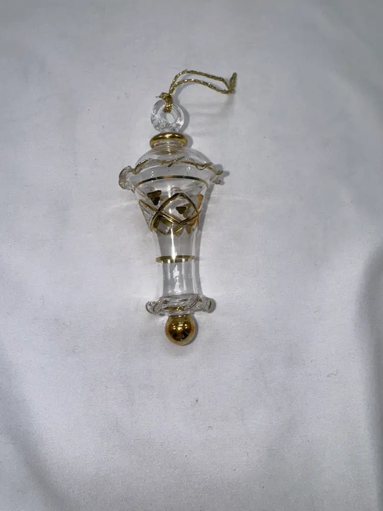 Hand Blown Glass Christmas Ornament