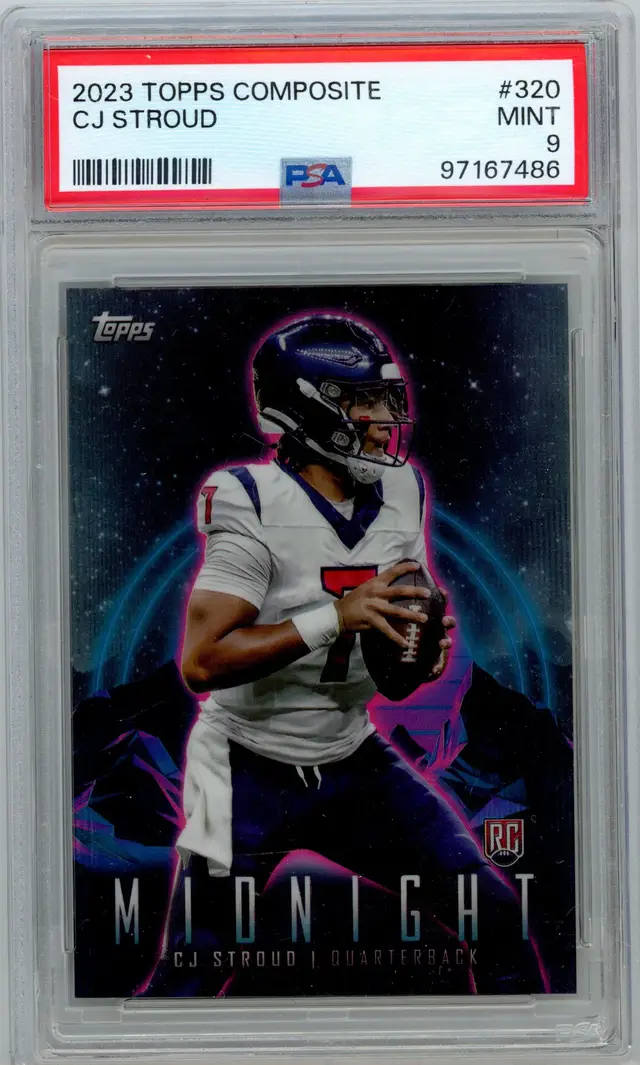 2023 Topps Composite CJ STROUD RC Rookie #320 TEXANS PSA 9 MINT