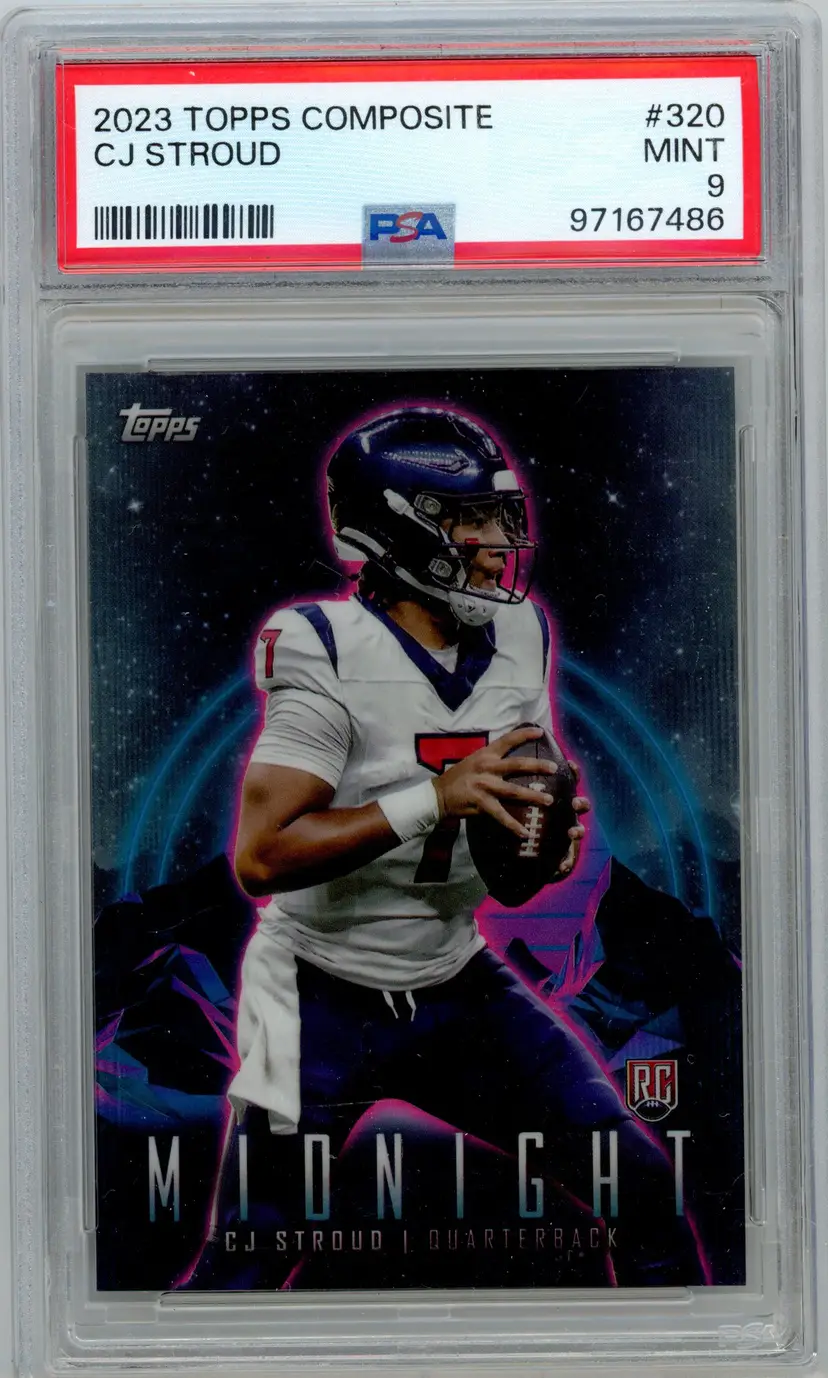 2023 Topps Composite CJ STROUD RC Rookie #320 TEXANS PSA 9 MINT