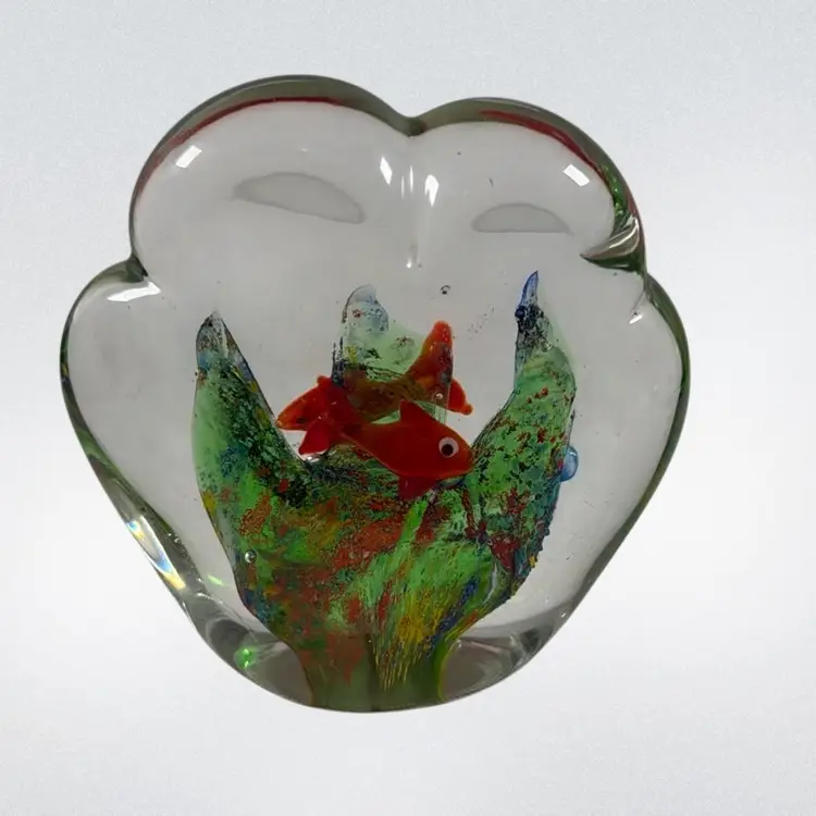 025. Asian Import Fish Aquarium Paperweight 3”