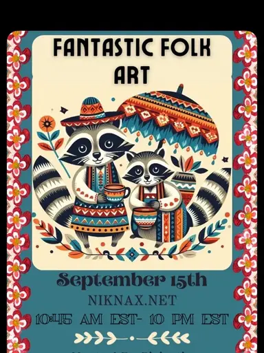 Fantastic Folk Art Train