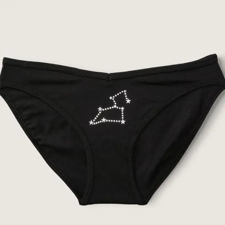 S-Victoria's Secret PINKCOTTON BIKINI UNDERWEAR Constellation✨️ Leo NWT