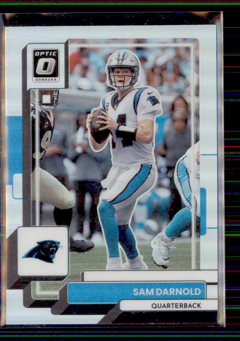 Sam Darnold 2022 Donruss Optic Holo Silver #27 - Carolina Panthers - (130-318)