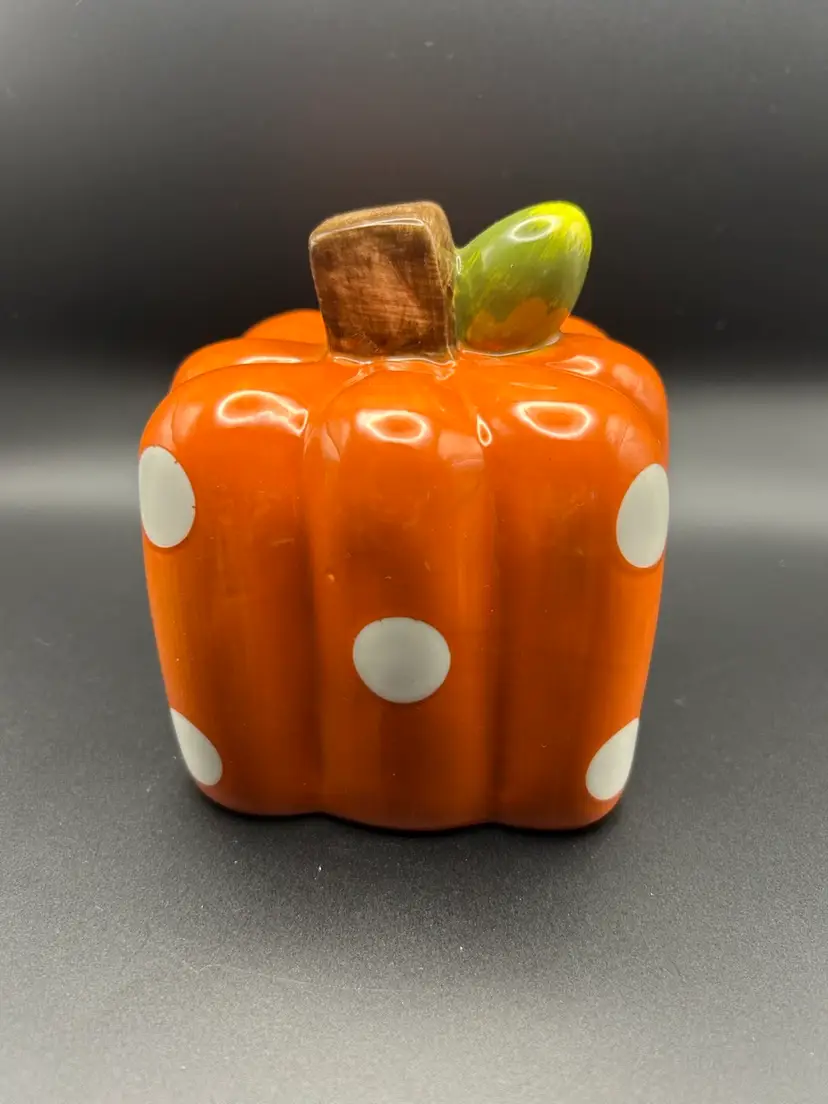 Polka Dot Square Pumpkin