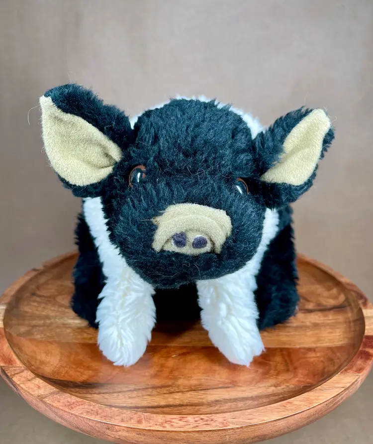 Country Critter Puppet - PIG Animal - Made in the USA - Plushie Toy Hand Puppet