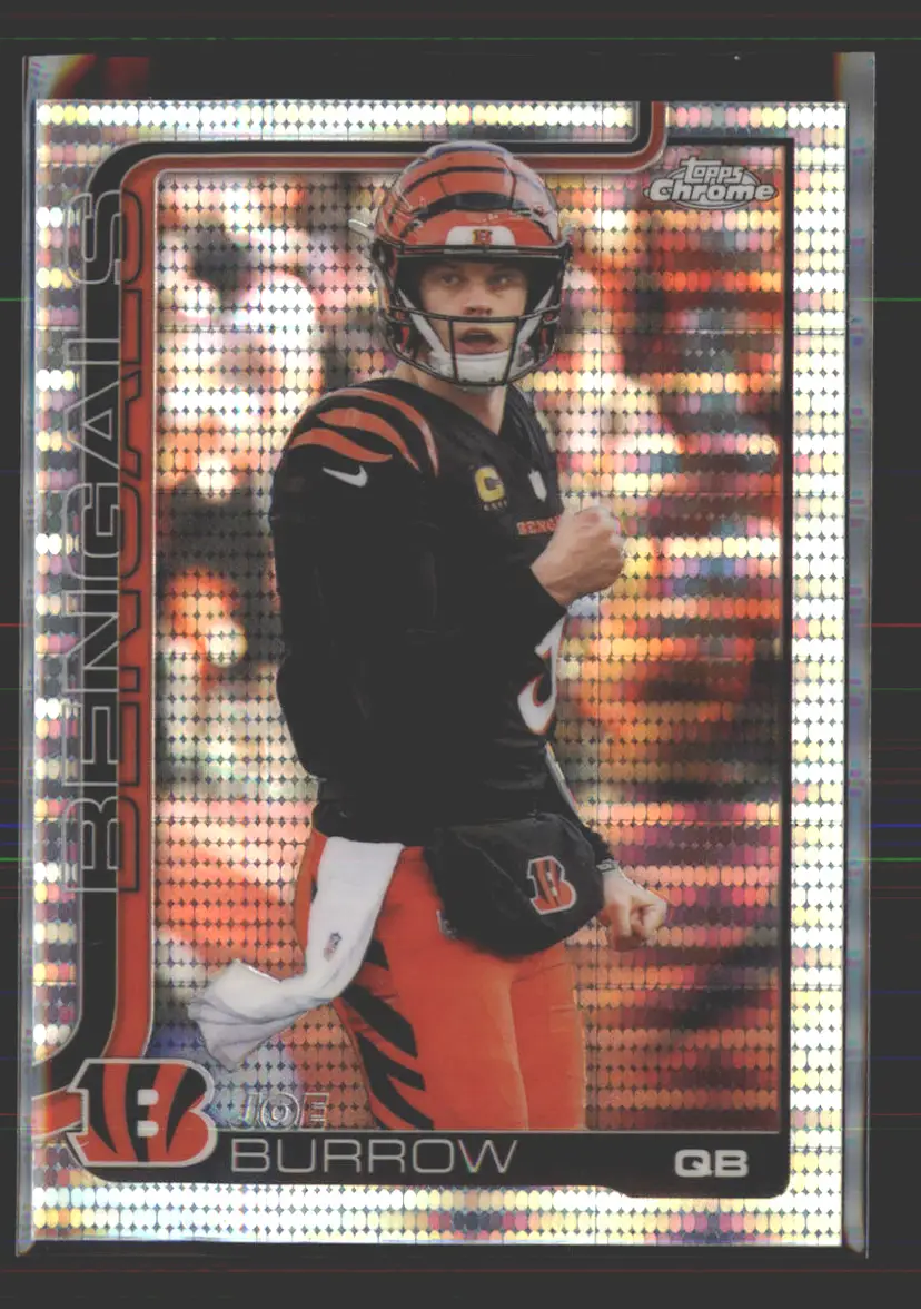 Joe Burrow 2025 Topps Chrome Pulsar #61 - (142) - Cincinnati Bengals