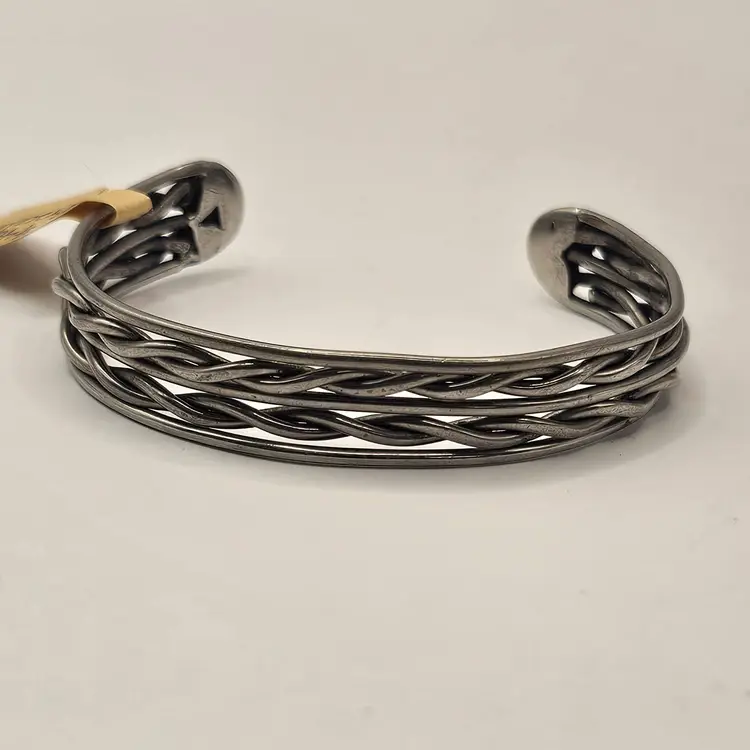#113 Sterling Silver Woven Bracelet