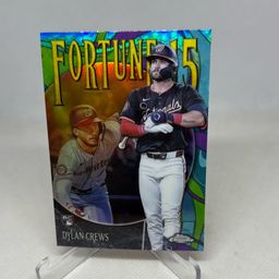 2025 Topps Chrome Fortune 15 Dylan Crews Nationals Rookie # F15-11