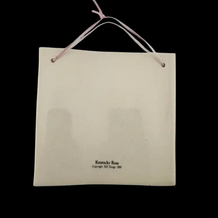 Vintage Wall Hanging Of “Kentucky Rose” Quilt Pattern