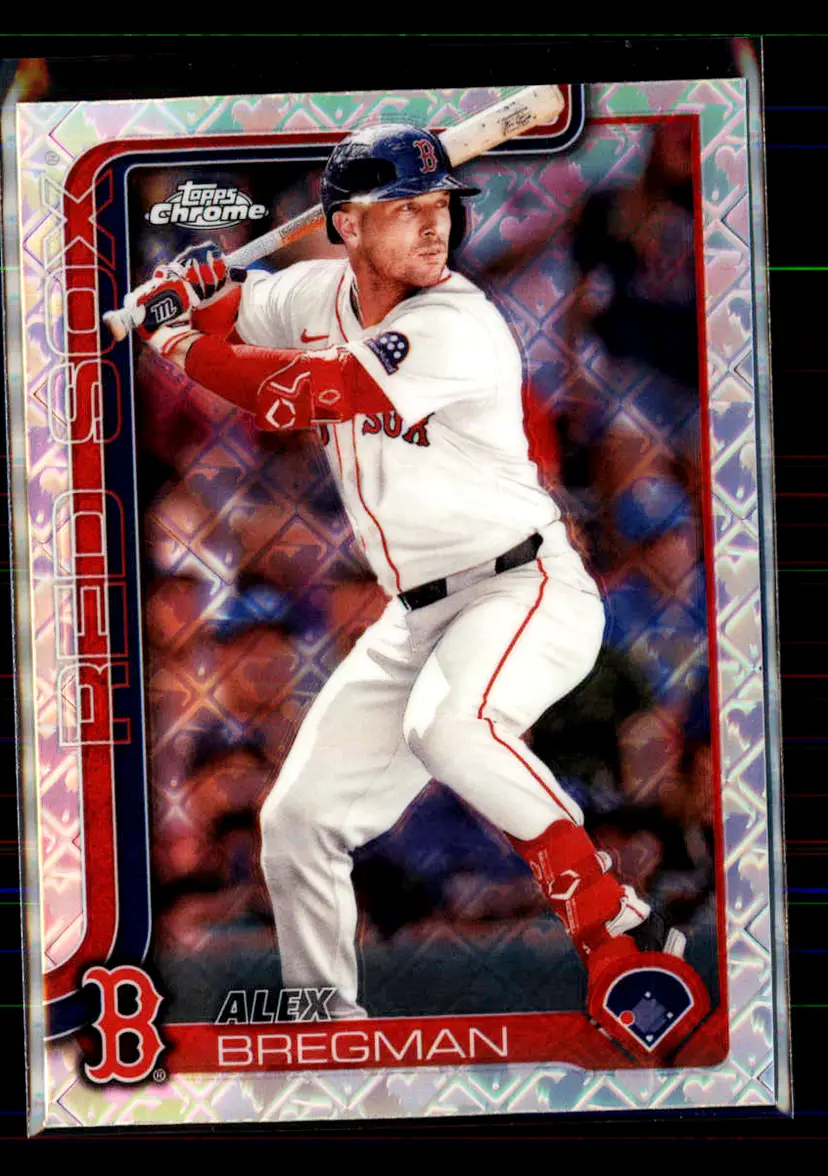 Alex Bregman 2025 Topps Chrome Logofractor #247 - (113) - Boston Red Sox