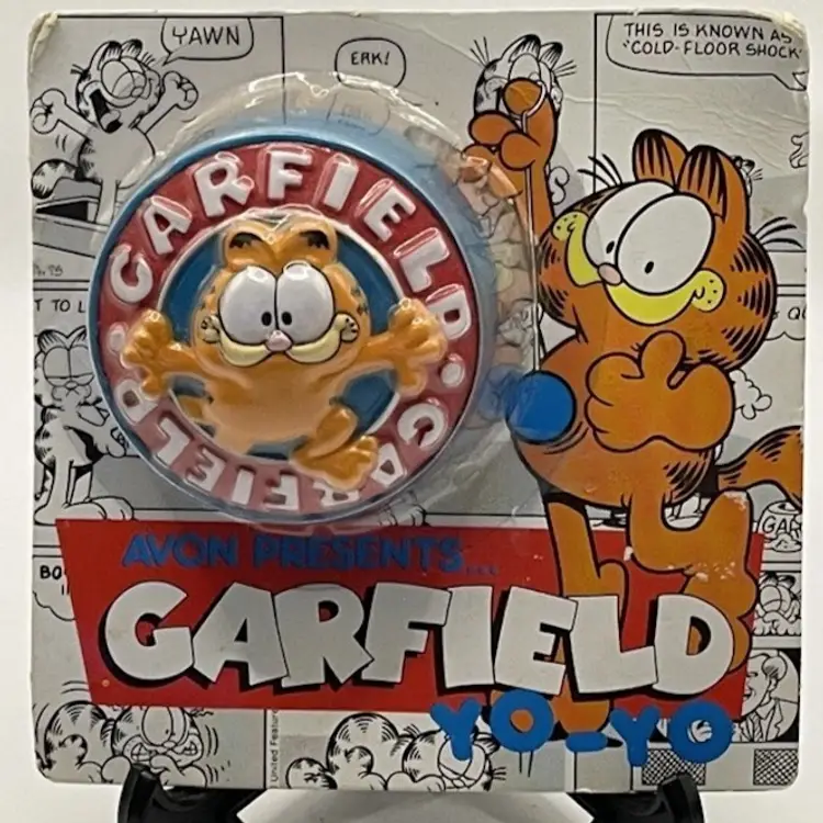 Vintage Garfield Yo-Yo (1981, Avon) ~ NIP