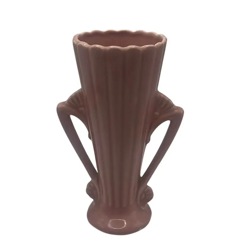 Shawnee Pottery USA Bud Pink Vase, 7” Tall x 4-1/2” Tall