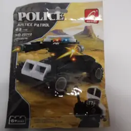 Ausini Police Justice Patrol 62 pcs Building Set New