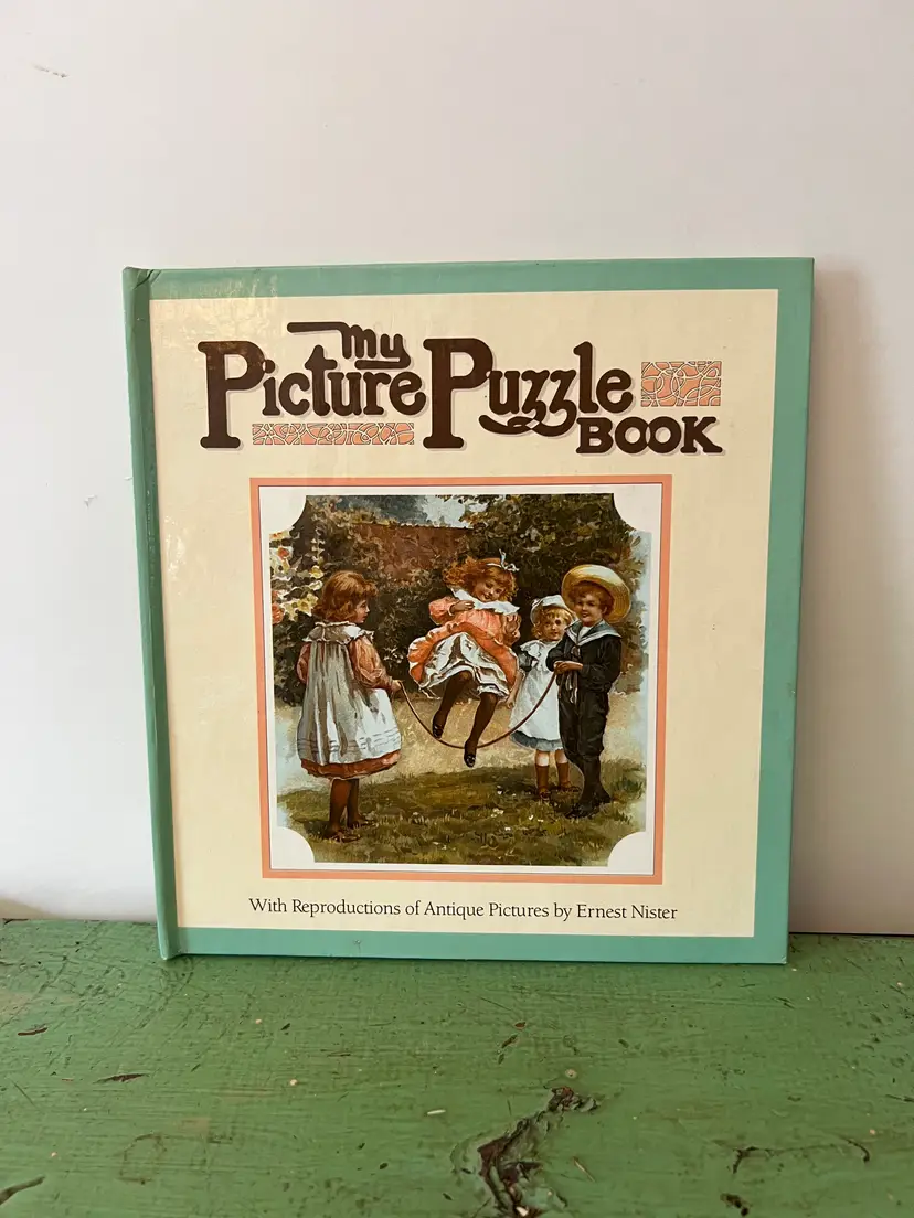 My Picture Puzzle Book by Ernest Nister ~ HC 1991 1st Edition ~ VG Childrens Book