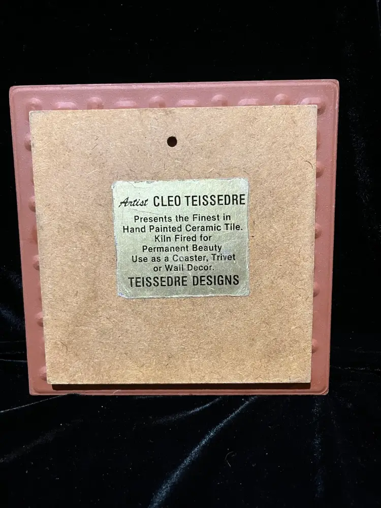 #3274 - Teissedre Southwest Motifs Pottery Tile -6”