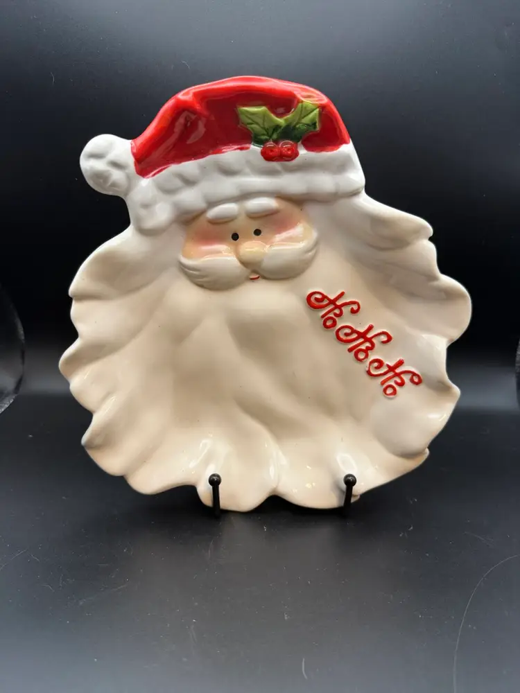 Santa Ho Ho Ho Cookie Plate