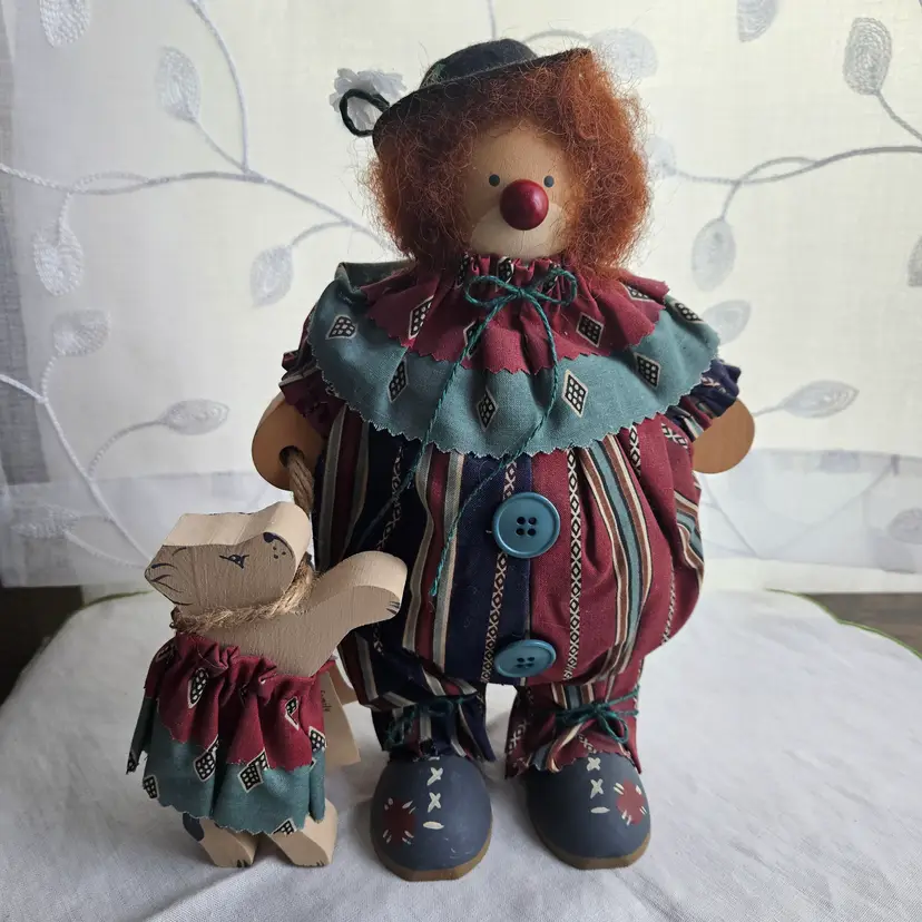 Vintage 1987 Lizzie High Barney The Clown & Katie Dog