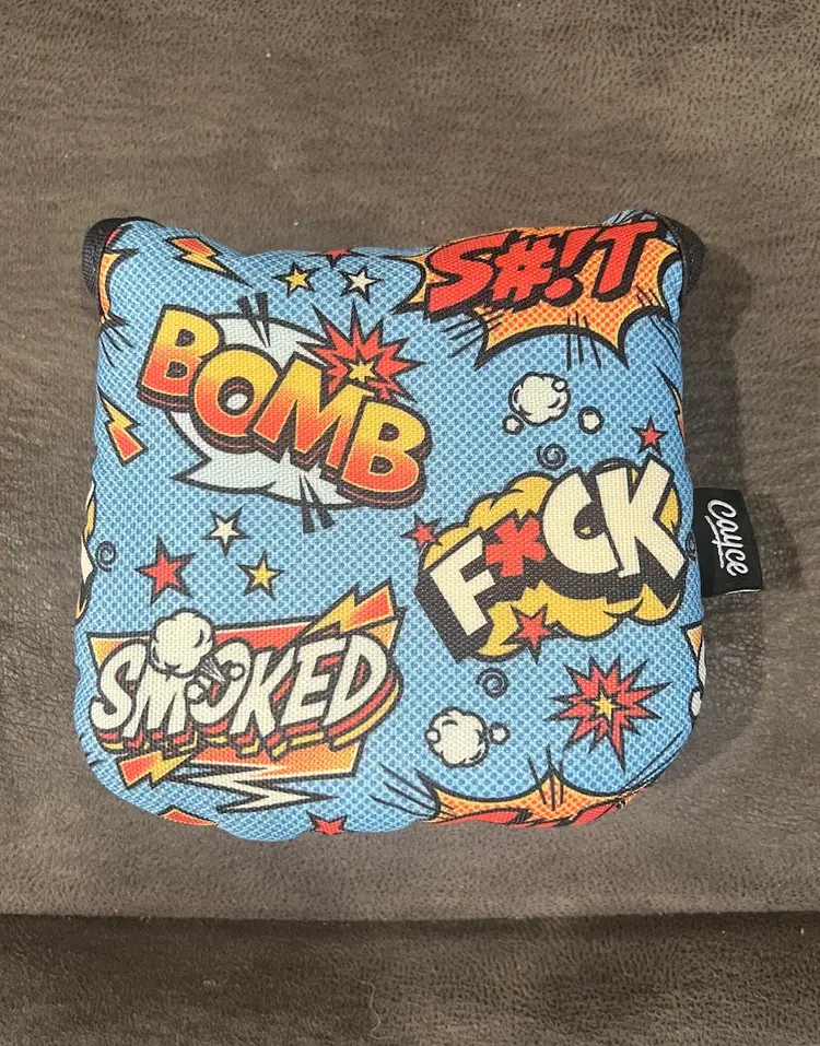 Cayce Golf Mallet Putter Headcover- Golf Sayings