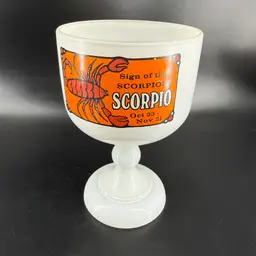 Scorpio Zodiac Goblet