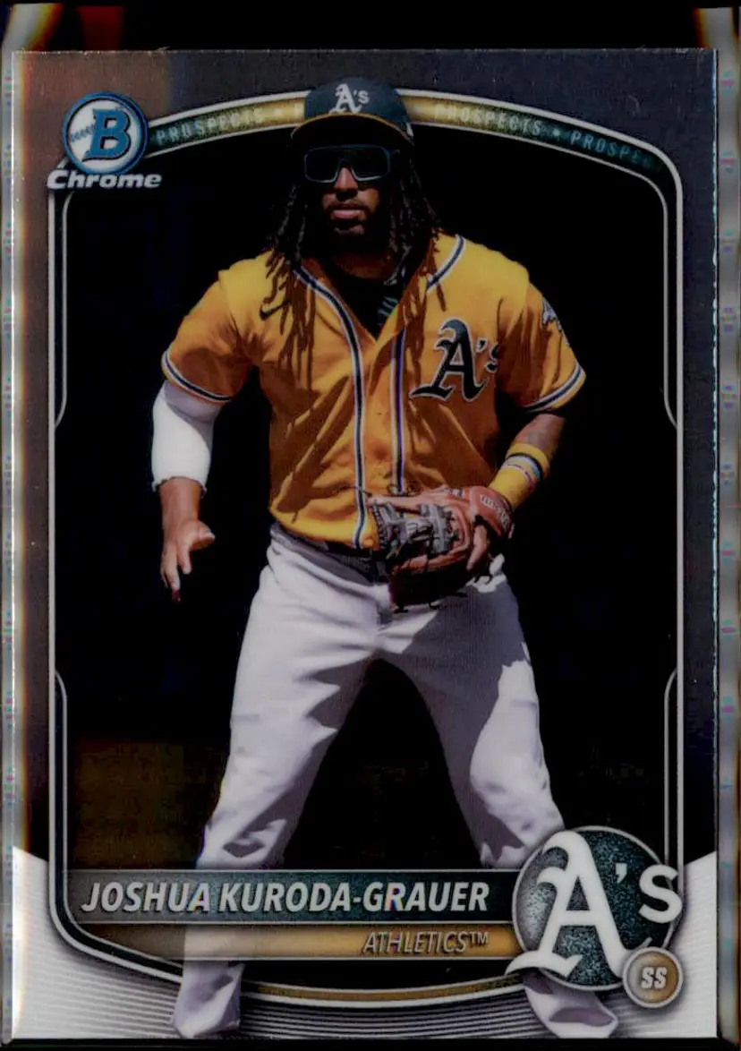 2025 Bowman Draft #BDC-125 Joshua Kuroda-Grauer Chrome - (138) - Athletics