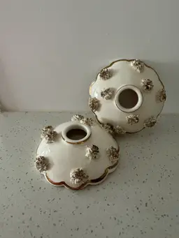 Holt Howard 1958 Pom-Pom Candleholders (matching set)