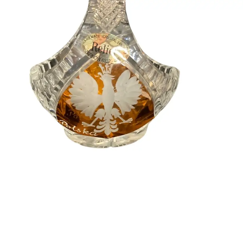 Polska Handmade Crystal 24% Relief
Tarnow 6332 444 Eagle 4 Inch Basket