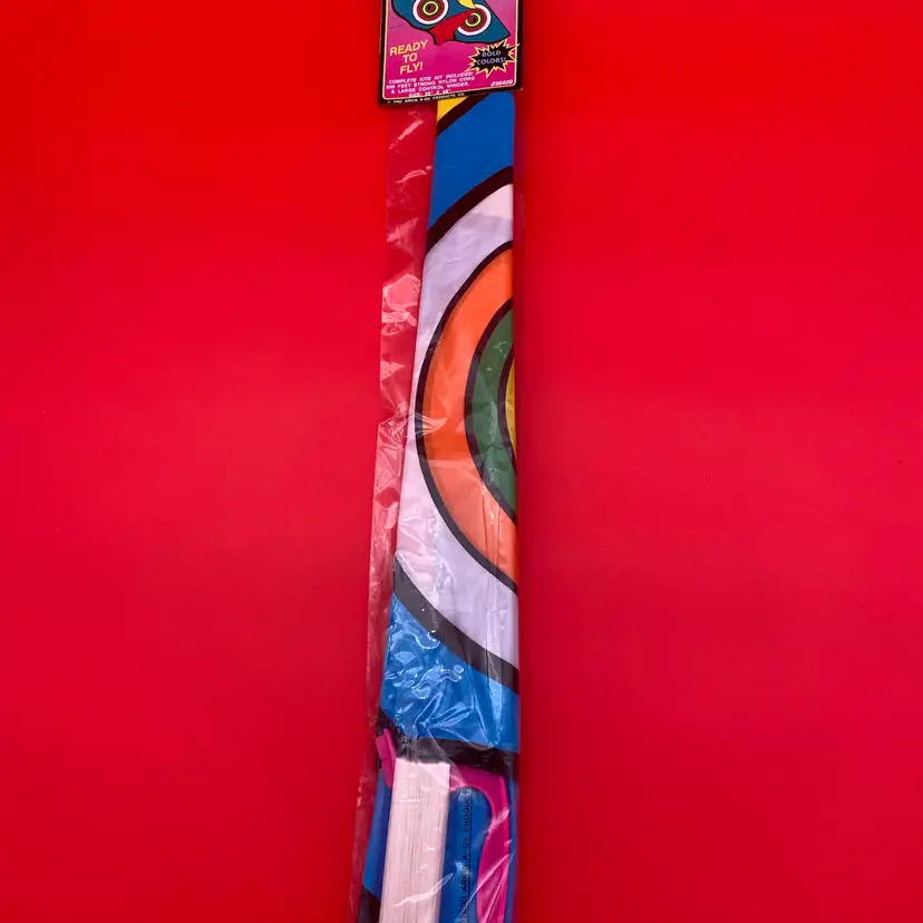 Easy Flight Soaring Spheres Pattern Poly Keel Kite - 1992 Arkin New Old Stock