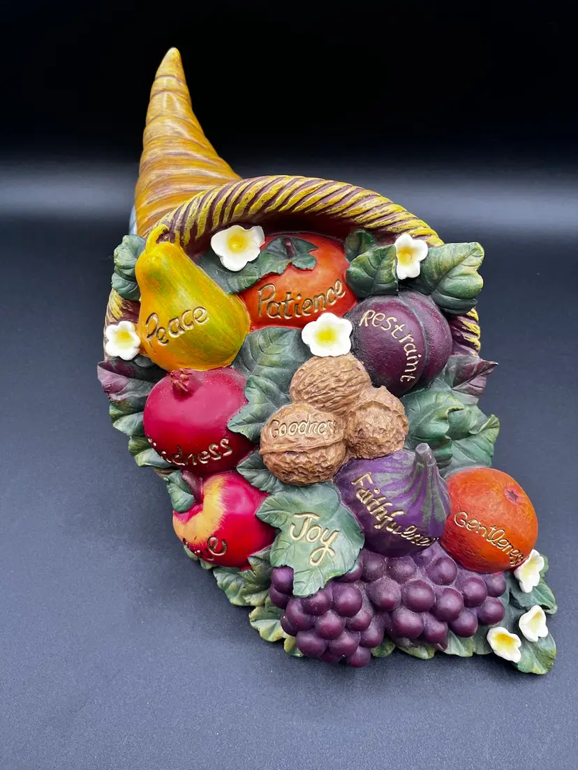 **Thomas Kinkade “Fruit Of The Spirit” Cornucopia