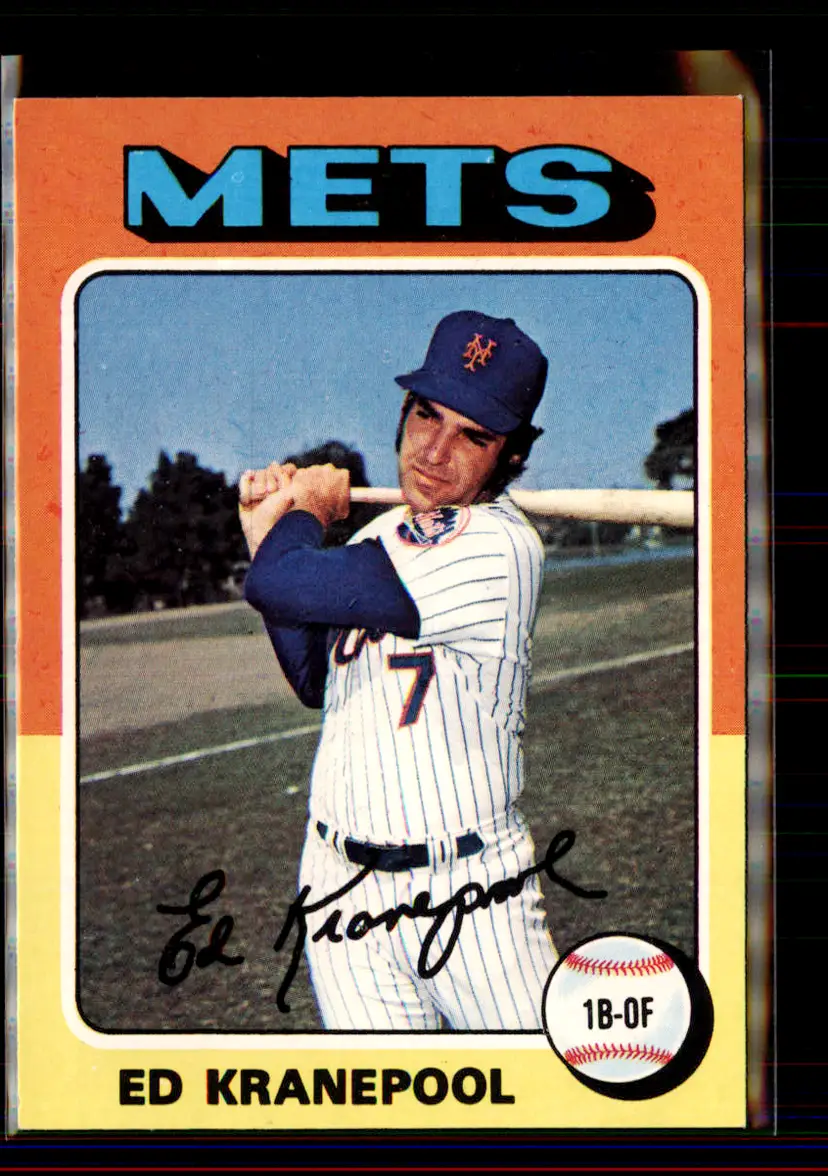 Ed Kranepool 1975 Topps #324 - New York Mets - (pk4-222)