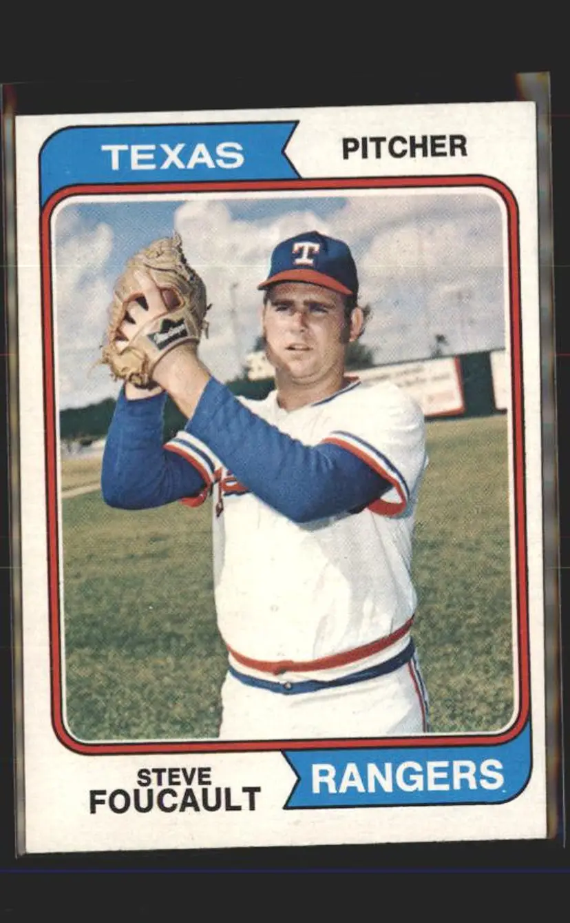 1974 Topps #294 Steve Foucault - (pk5) - Texas Rangers