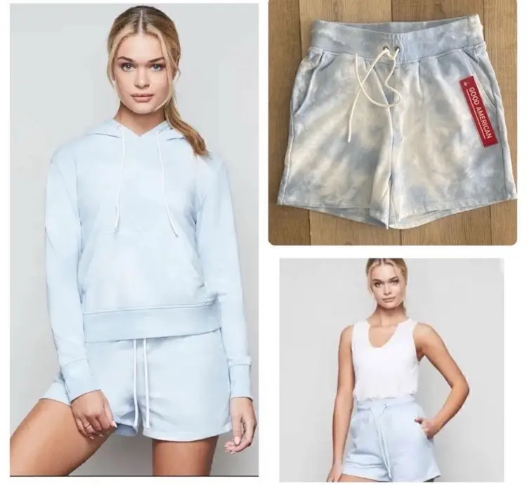 Good American Tie Dye Sweat Shorts Size Small
MSRP$75.00