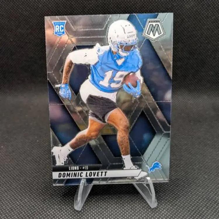 Dominic Lovett 2025 Panini Mosaic Rookie Card RC #363 - Detroit Lions