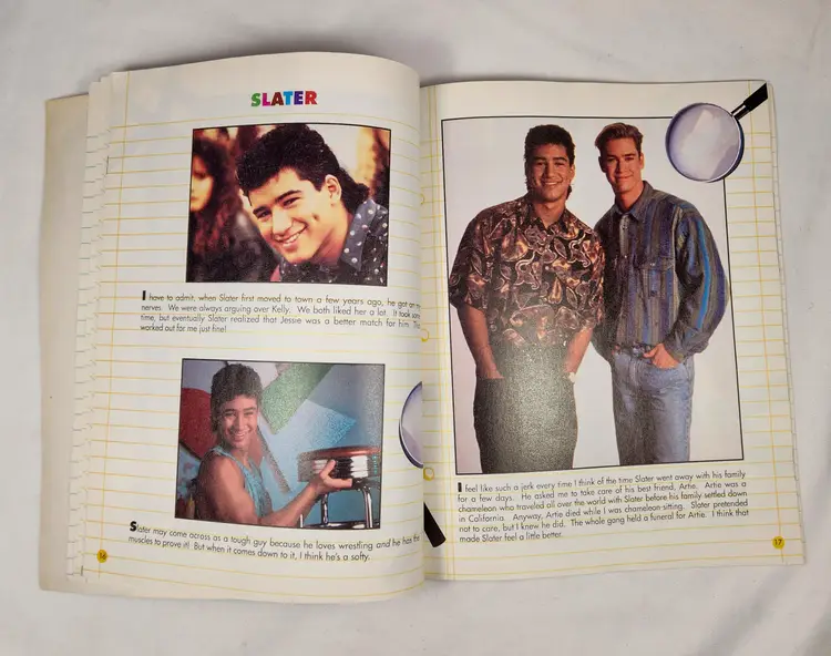 Super Saved By The Bell Scrapbook - 1993 paperback